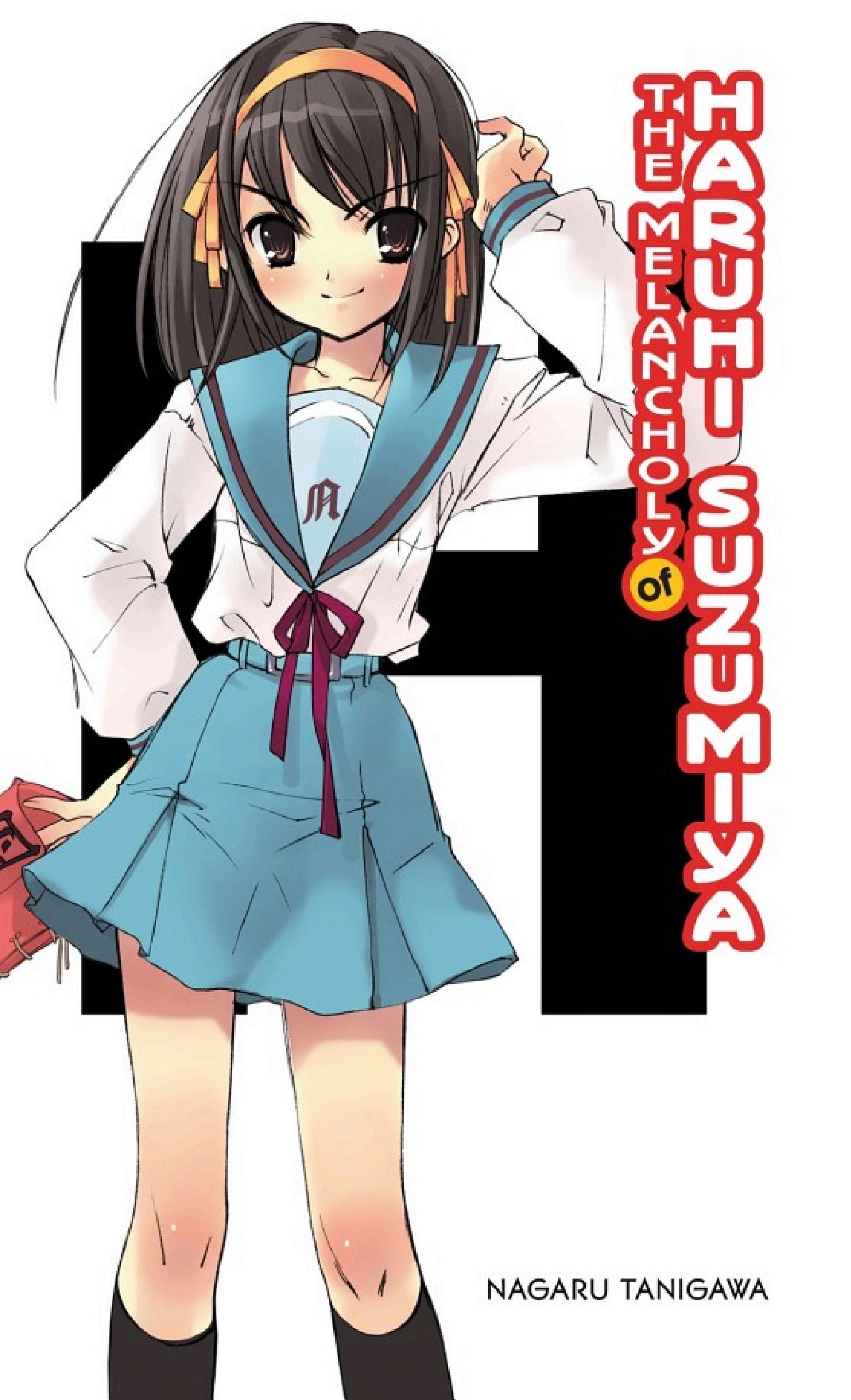 Boekomslag van The Melancholy of Haruhi Suzumiya (light Novel) door Nagaru Tanigawa