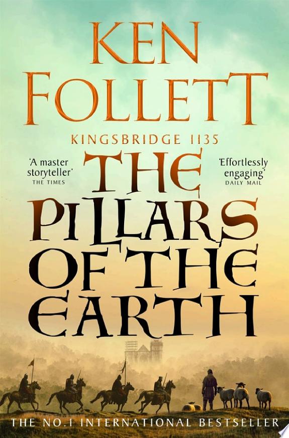 Boekomslag van The Pillars of the Earth door Ken Follett