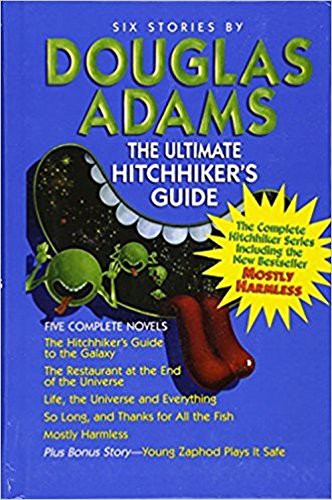 Boekomslag van The Ultimate Hitchhiker's Guide to the Galaxy door Douglas Adams