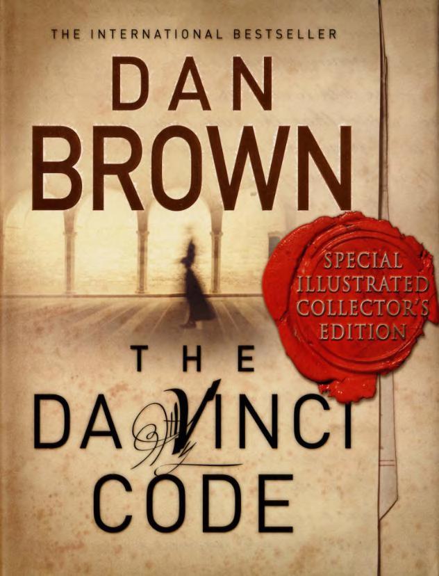 Boekomslag van The Da Vinci Code door Dan Brown