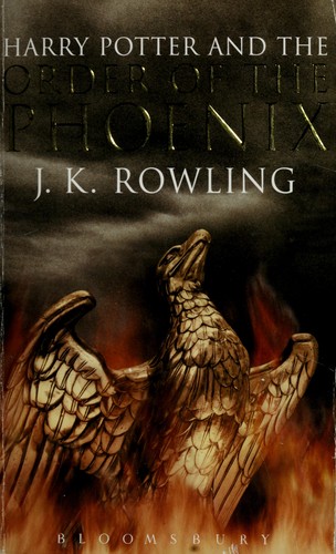 Boekomslag van Harry Potter and the Order of the Phoenix door J. K. Rowling