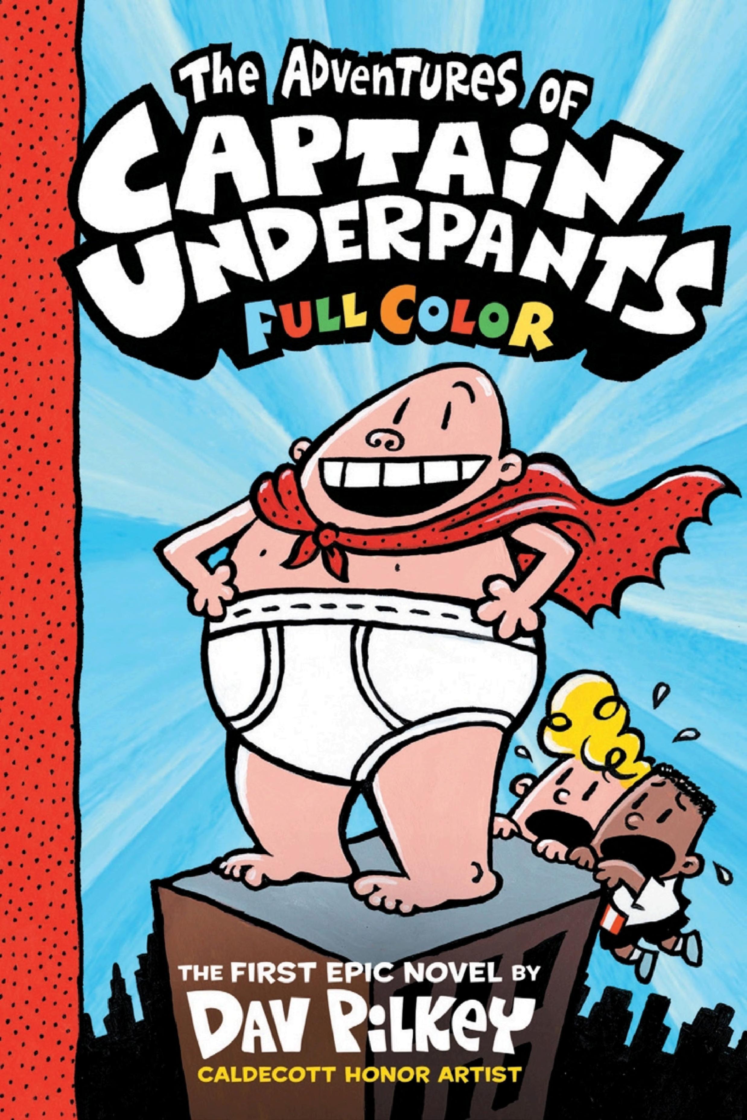 Boekomslag van The Adventures of Captain Underpants: Color Edition (captain Underpants #1) door Dav Pilkey