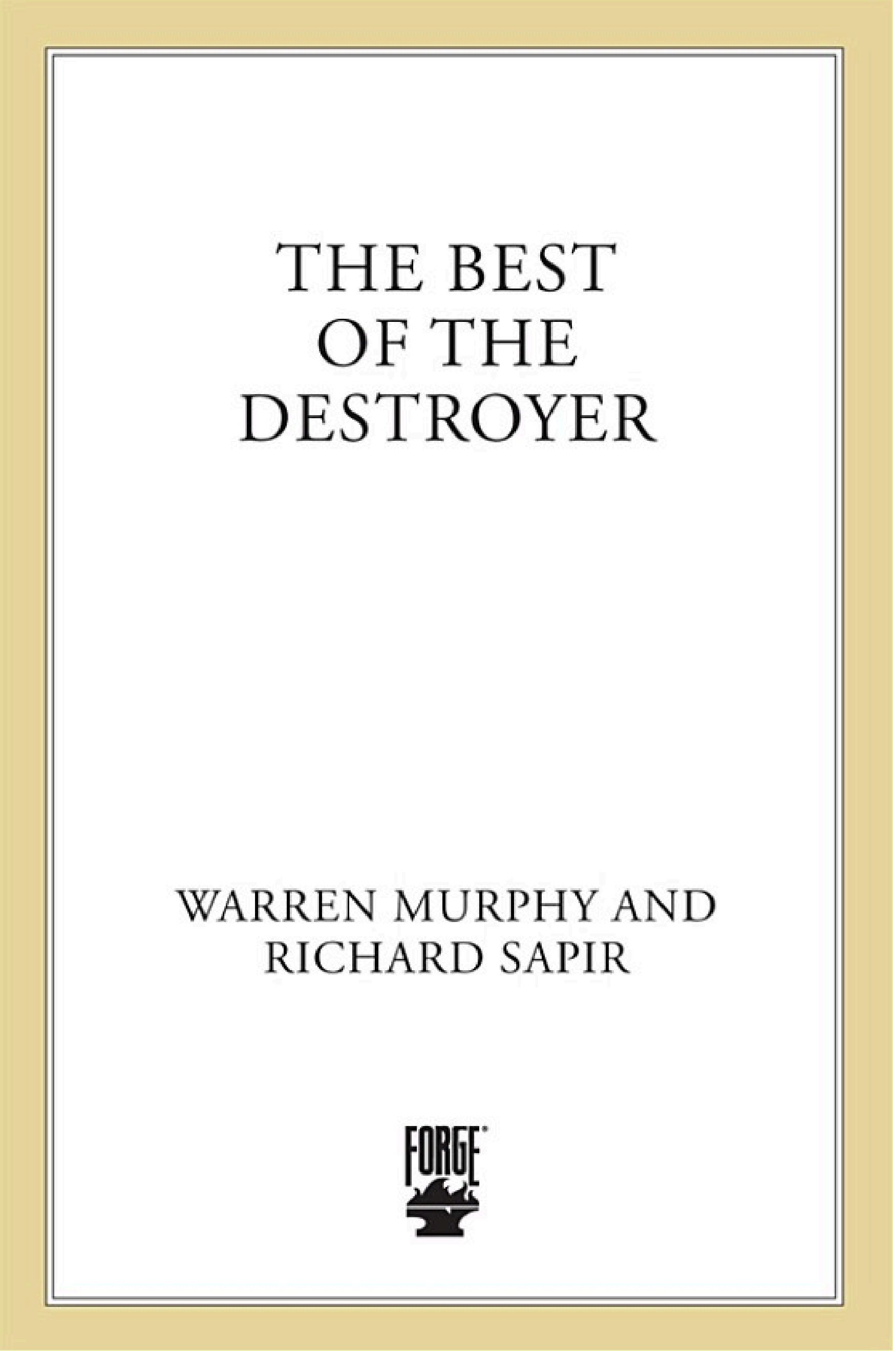 Boekomslag van The Best of the Destroyer door Warren Murphy