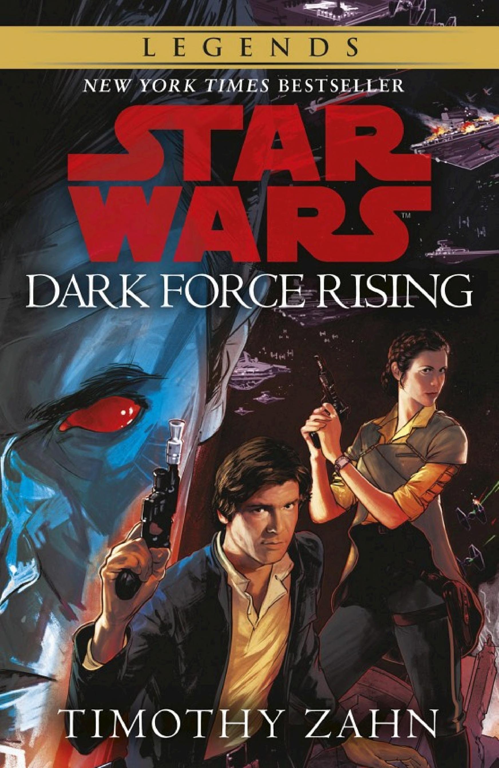 Boekomslag van Star Wars: Dark Force Rising door Timothy Zahn