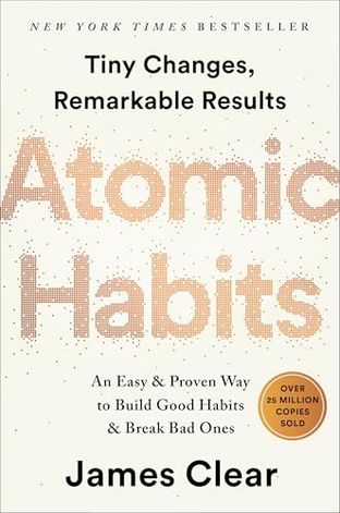 Boekomslag van Atomic Habits door James Clear