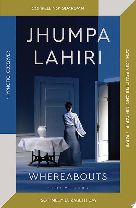 Boekomslag van Whereabouts door Jhumpa Lahiri
