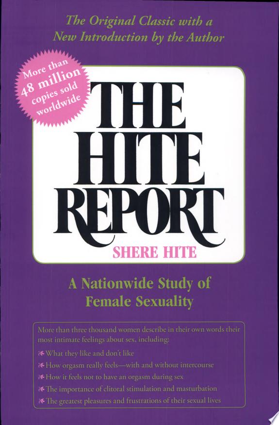 Boekomslag van The Hite Report door Shere Hite