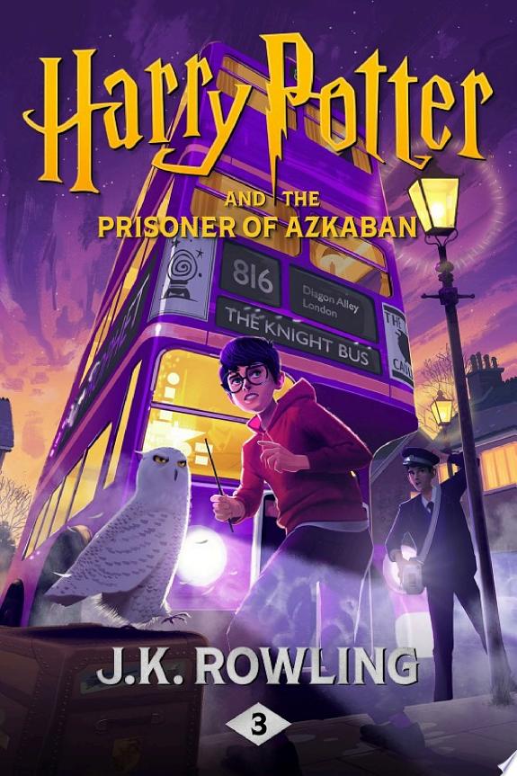 Boekomslag van Harry Potter and the Prisoner of Azkaban door J.K. Rowling