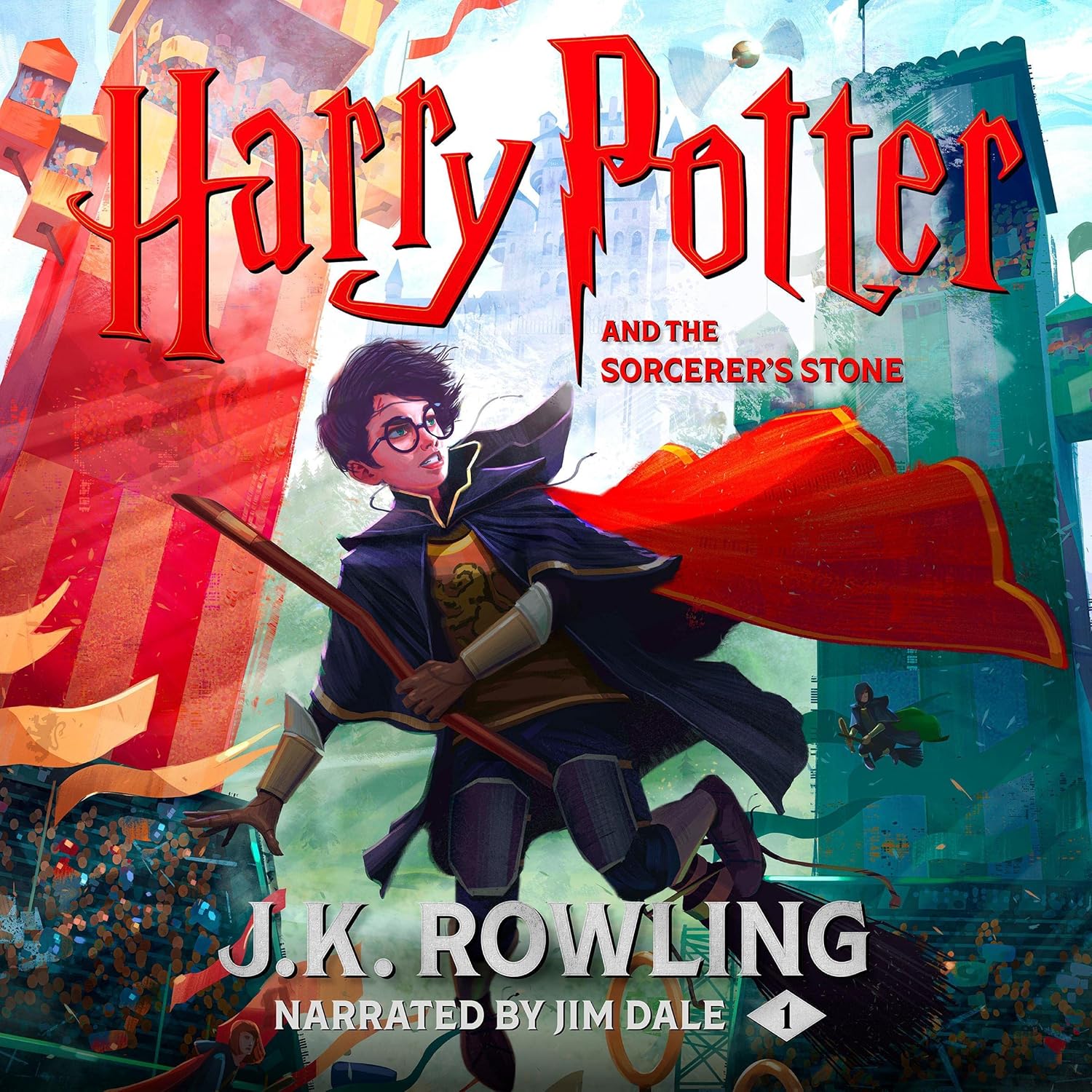 Boekomslag van Harry Potter and the Sorcerer's Stone door J.K. Rowling