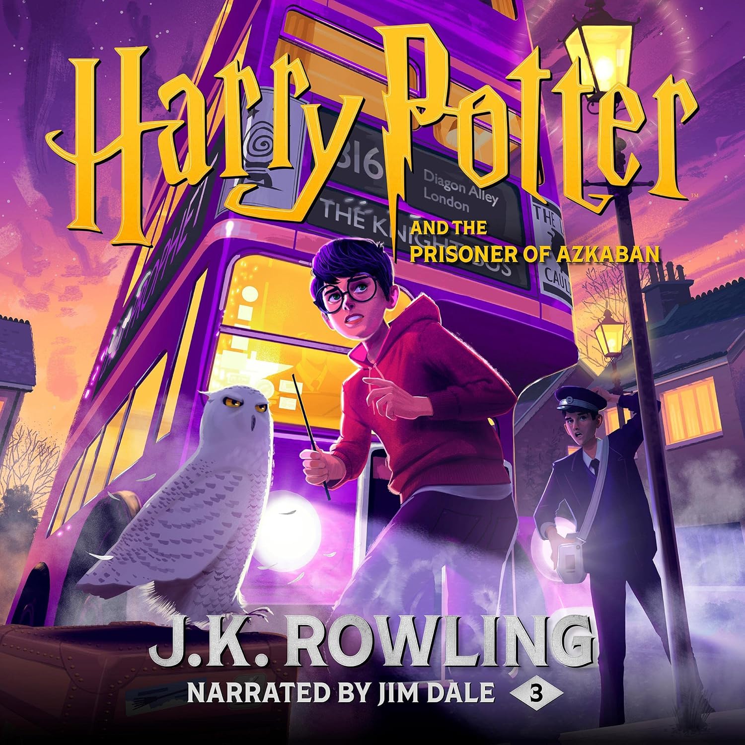 Boekomslag van Harry Potter and the Prisoner of Azkaban door J.K. Rowling