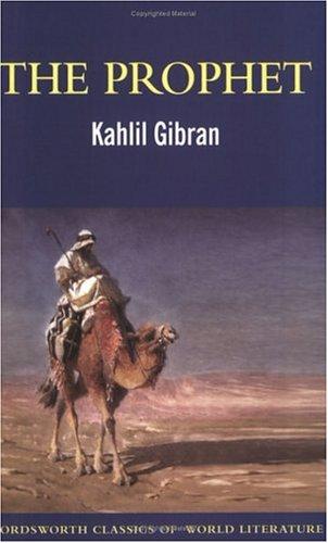 Boekomslag van The Prophet door Kahlil Gibran