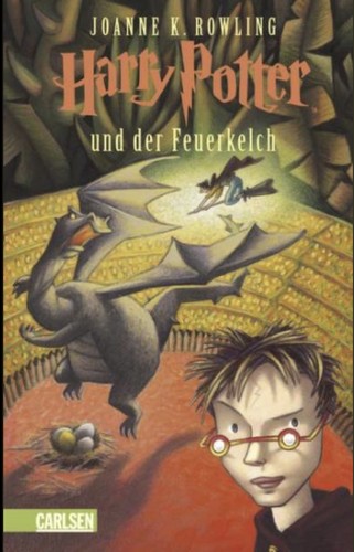 Boekomslag van Harry Potter and the Goblet of Fire door J. K. Rowling