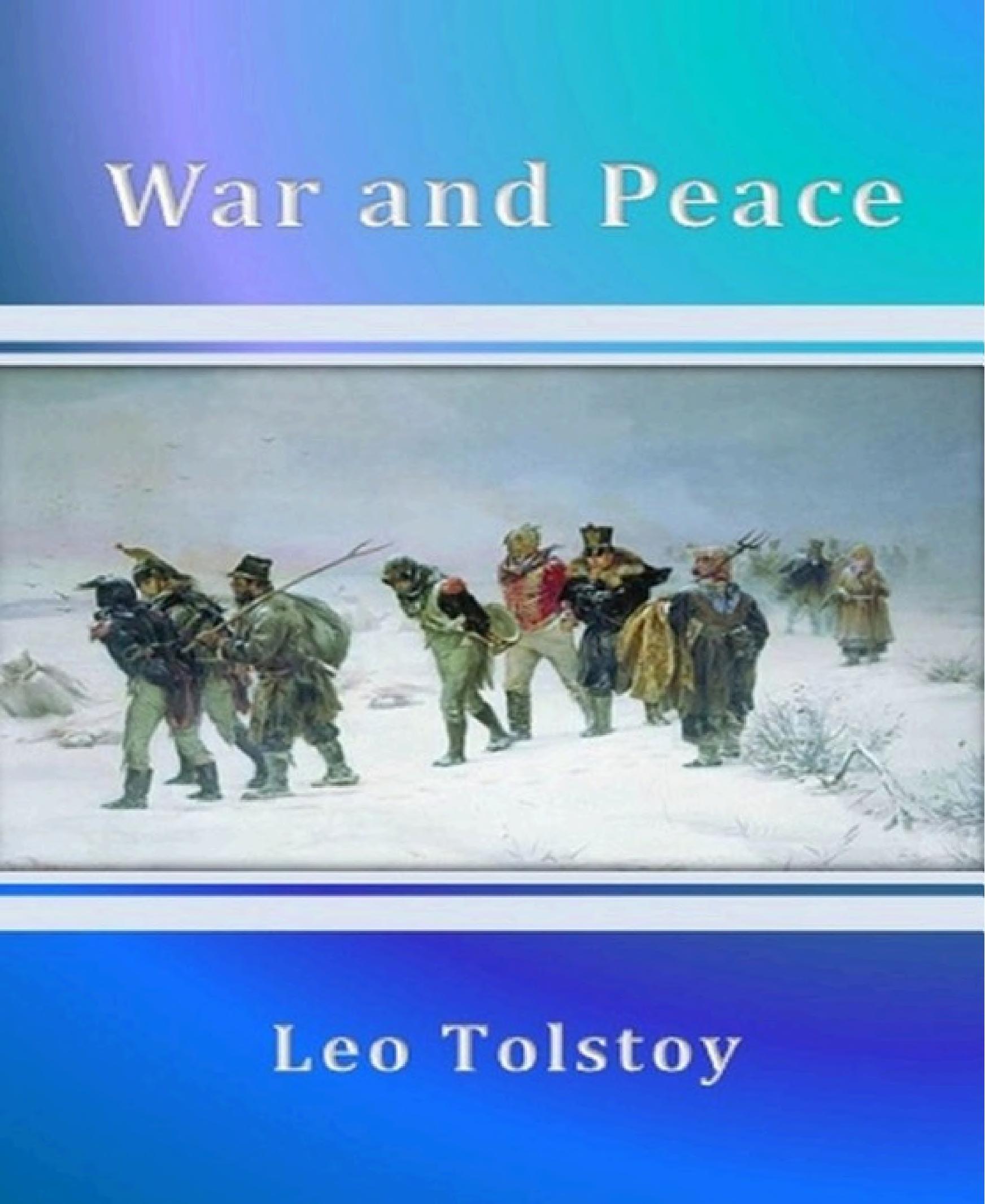 Boekomslag van War and Peace by Leo Tolstoy door Leo Tolstoy