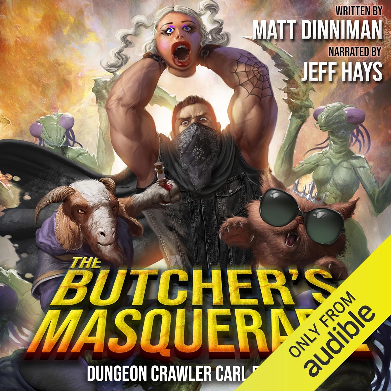 Boekomslag van The Butcher's Masquerade door Matt Dinniman