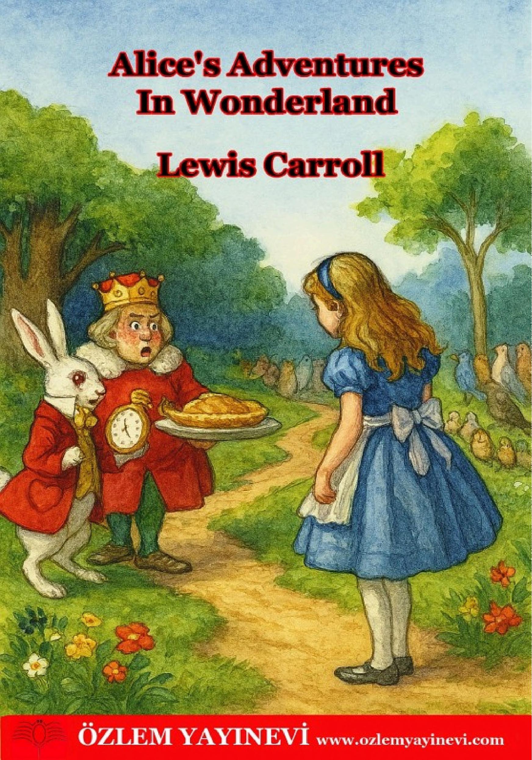 Boekomslag van Alice's Adventures in Wonderland door Yahya Türkeli